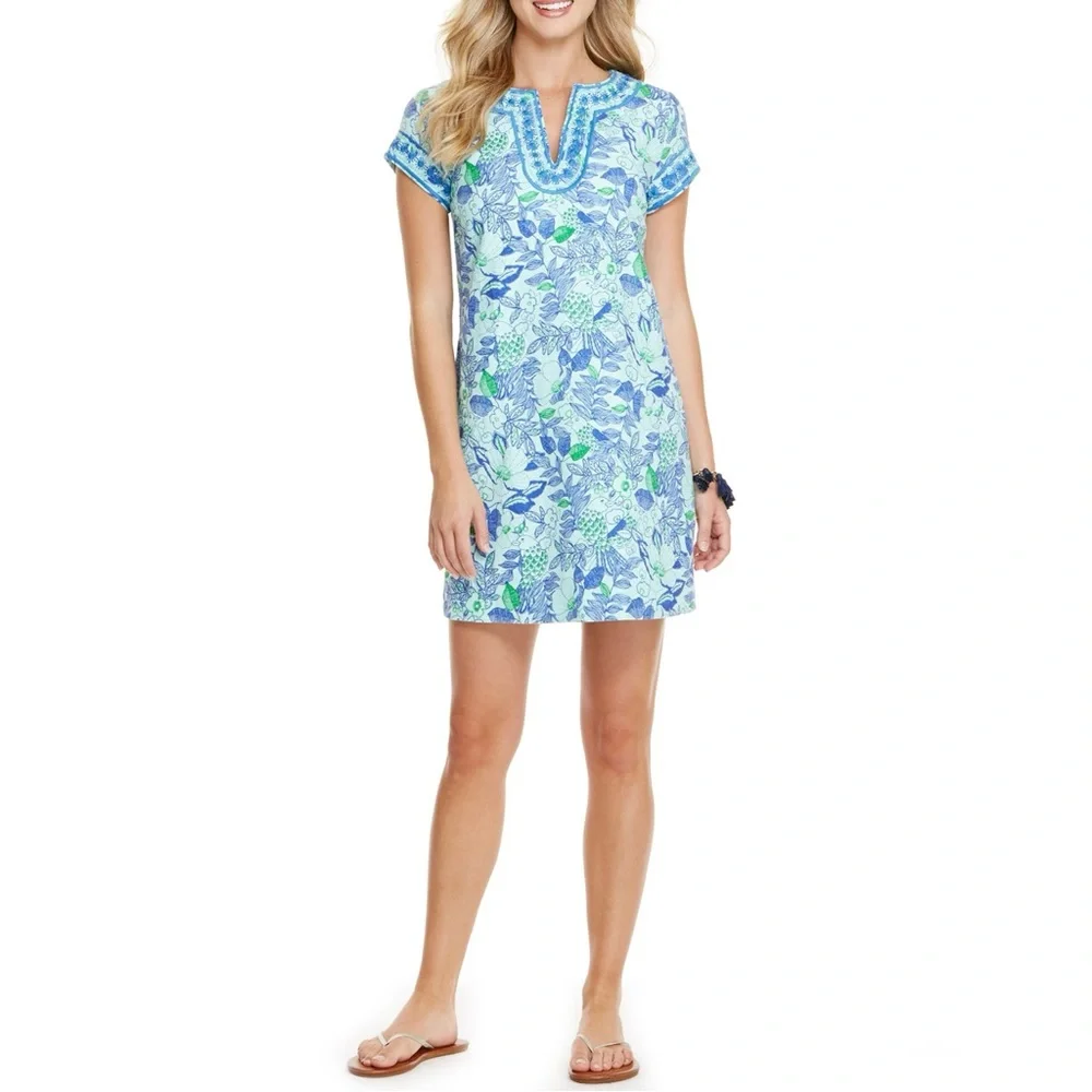 Vineyard Vines Cordia Floral Tunic Dress - Picture 1 of 6